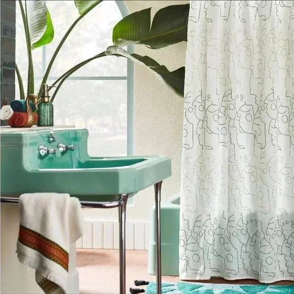 NWT In This Together Shower Curtain White - Opalhouse designed with Jung… - Picture 4 of 5